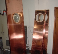 Copper Covered Doors
